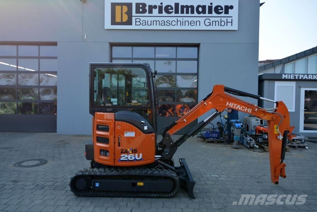 Hitachi ZX 26 U-6 Міні-екскаватори < 7т