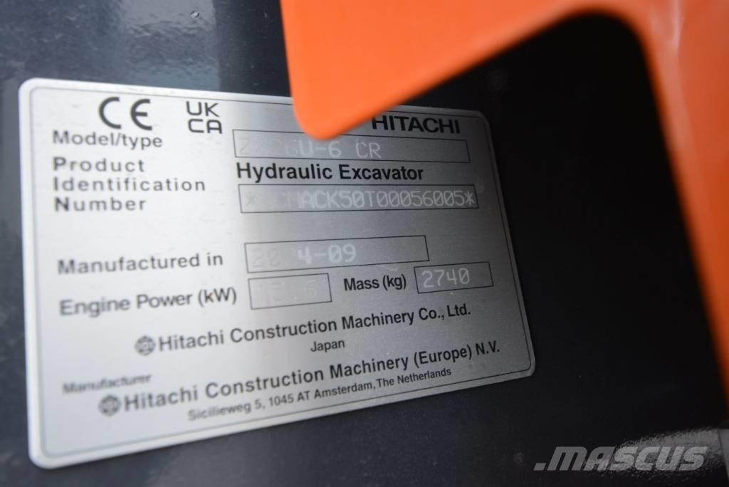 Hitachi ZX 26 U-6 Міні-екскаватори < 7т