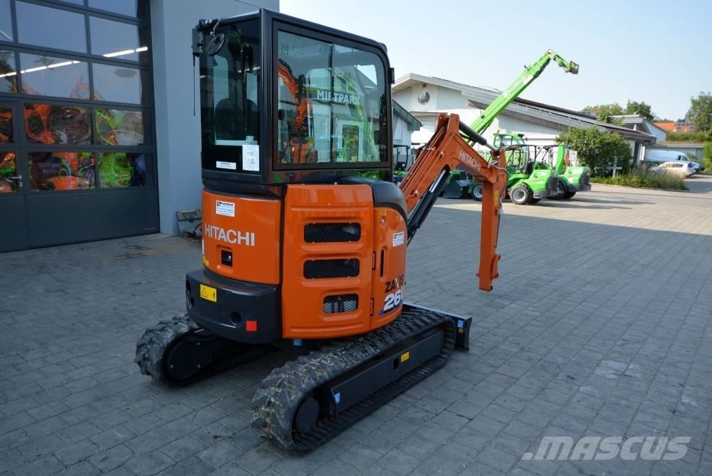 Hitachi ZX 26 U-6 Міні-екскаватори < 7т