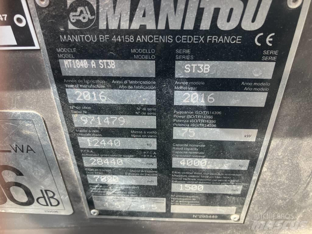 Manitou MT 1840 A Телескопічні навантажувачі