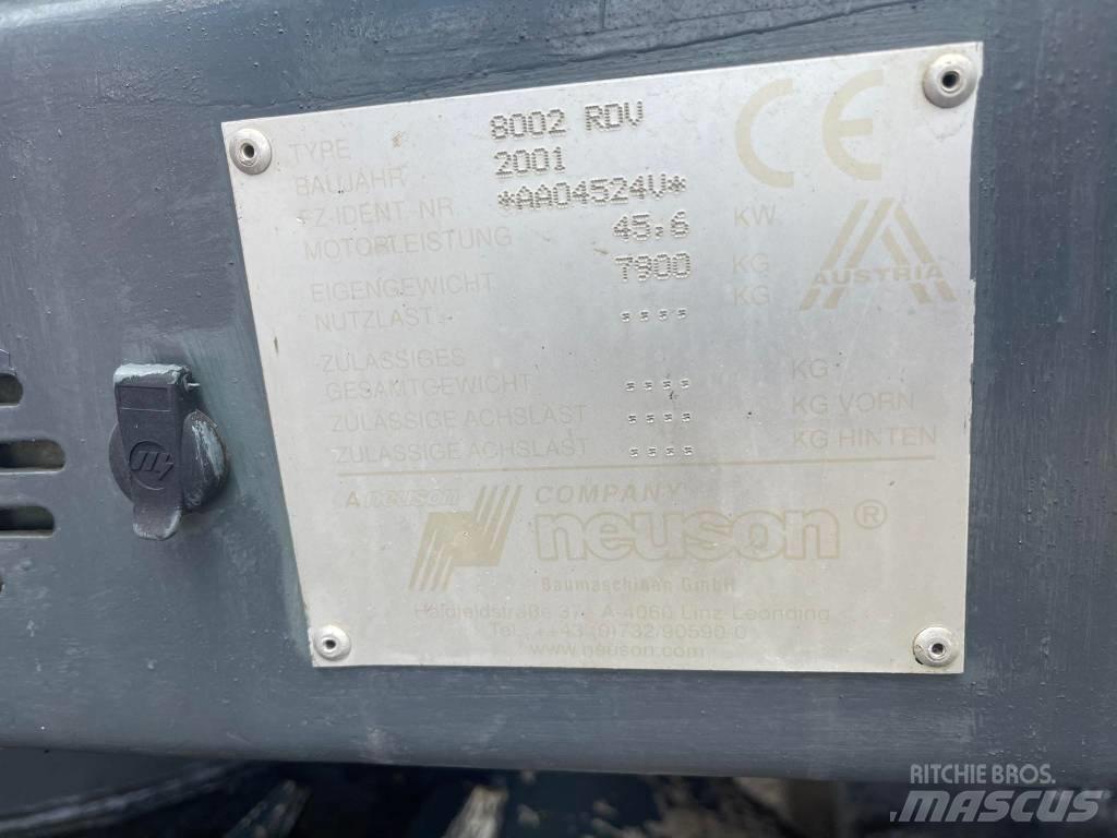 Neuson 8002 RDU Гусеничні екскаватори