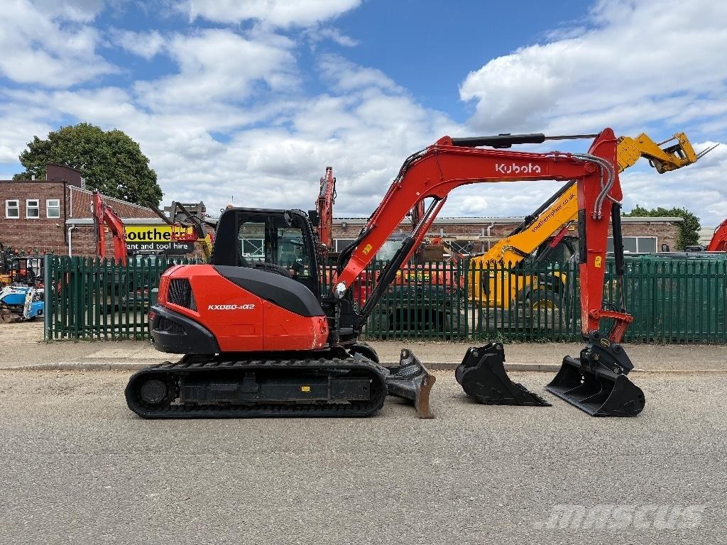 Kubota KX 080-4 Середні екскаватори 7т. - 12т.
