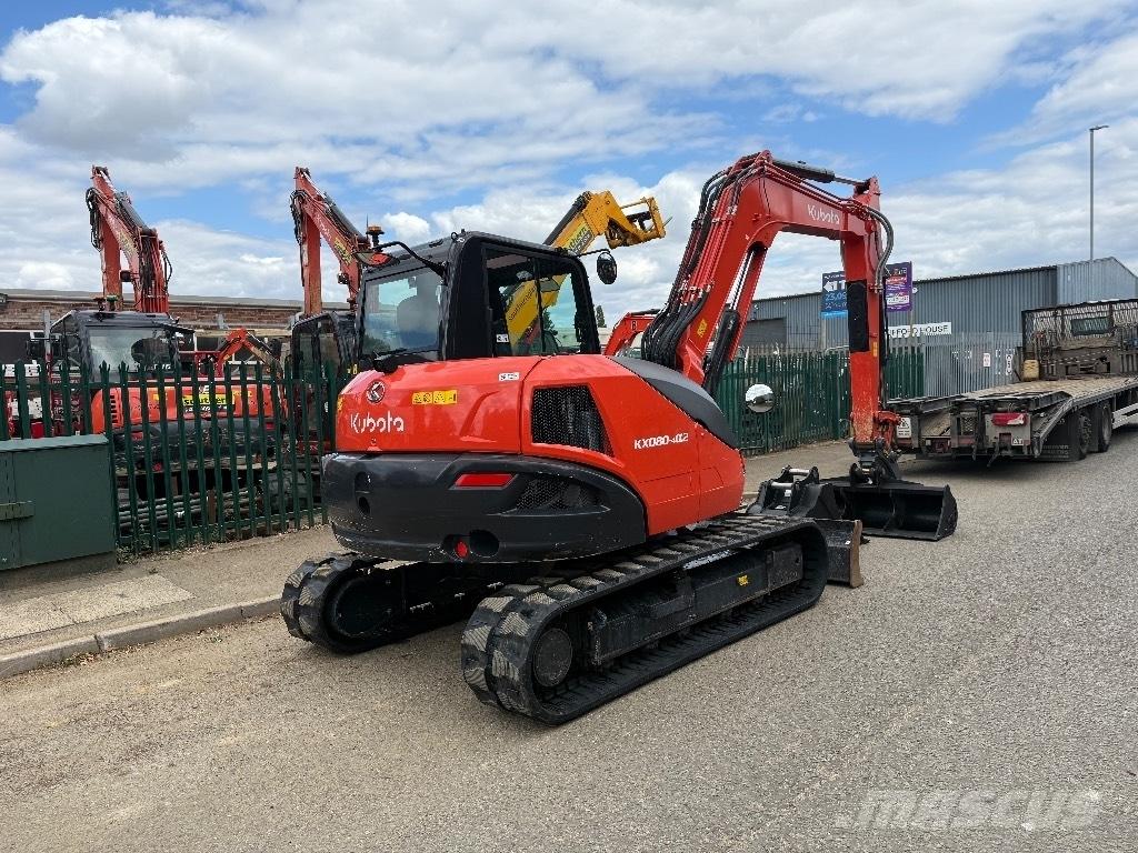 Kubota KX 080-4 Середні екскаватори 7т. - 12т.