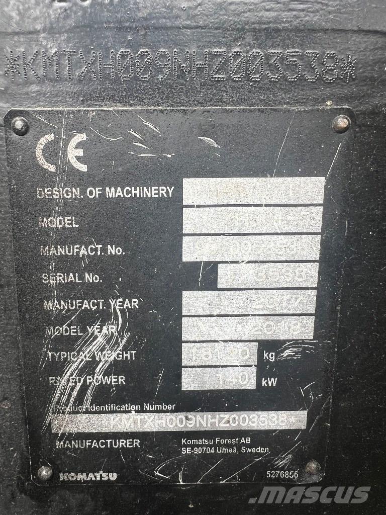 Komatsu 901 Харвестери