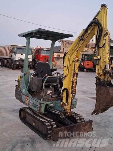 Yanmar B17 Міні-екскаватори < 7т