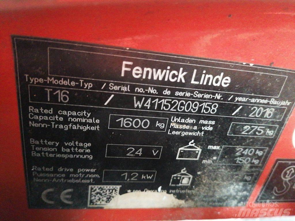 Linde T16 Штабелери