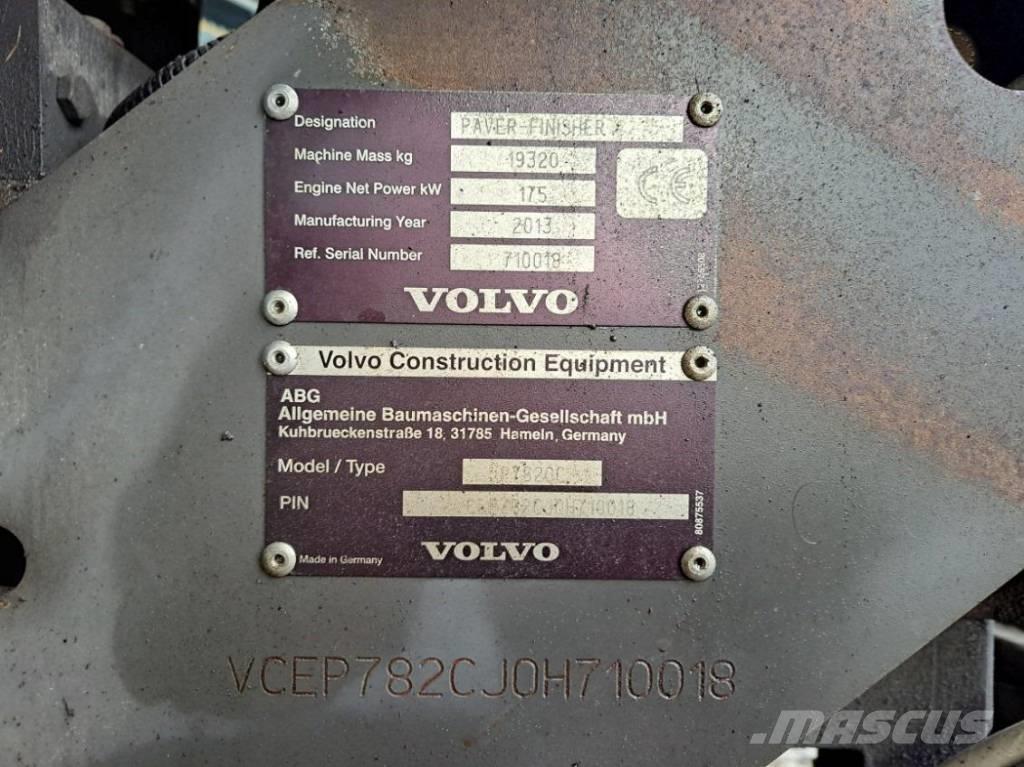 Volvo P 7820 D ABG Асфальтовкладачі