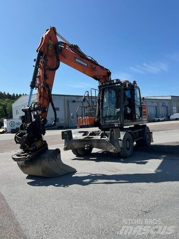 Doosan DX 160 w-5 Колісні екскаватори