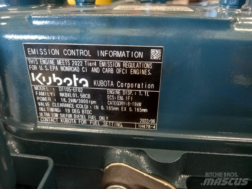 Kubota D 1105 Двигуни