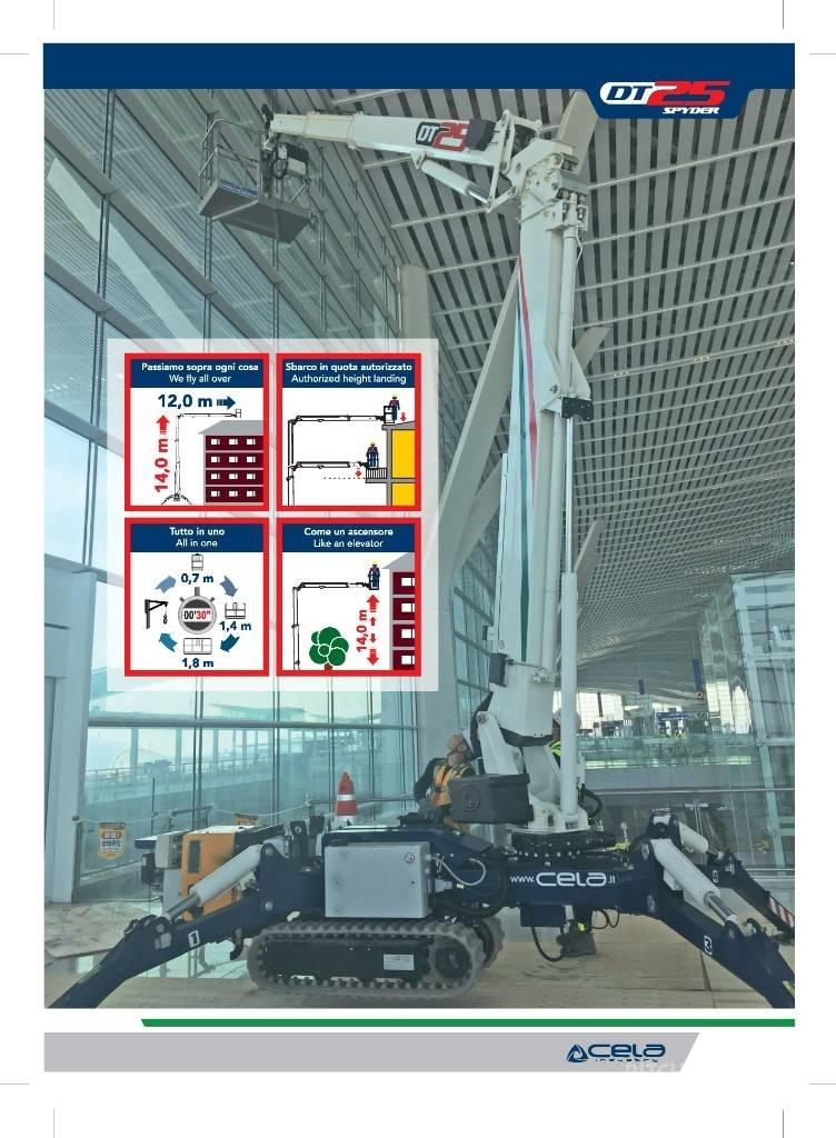Cela Crawler DT25 Телескопічні підйомники