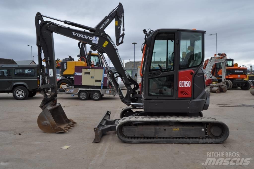 Volvo ECR50F Міні-екскаватори < 7т