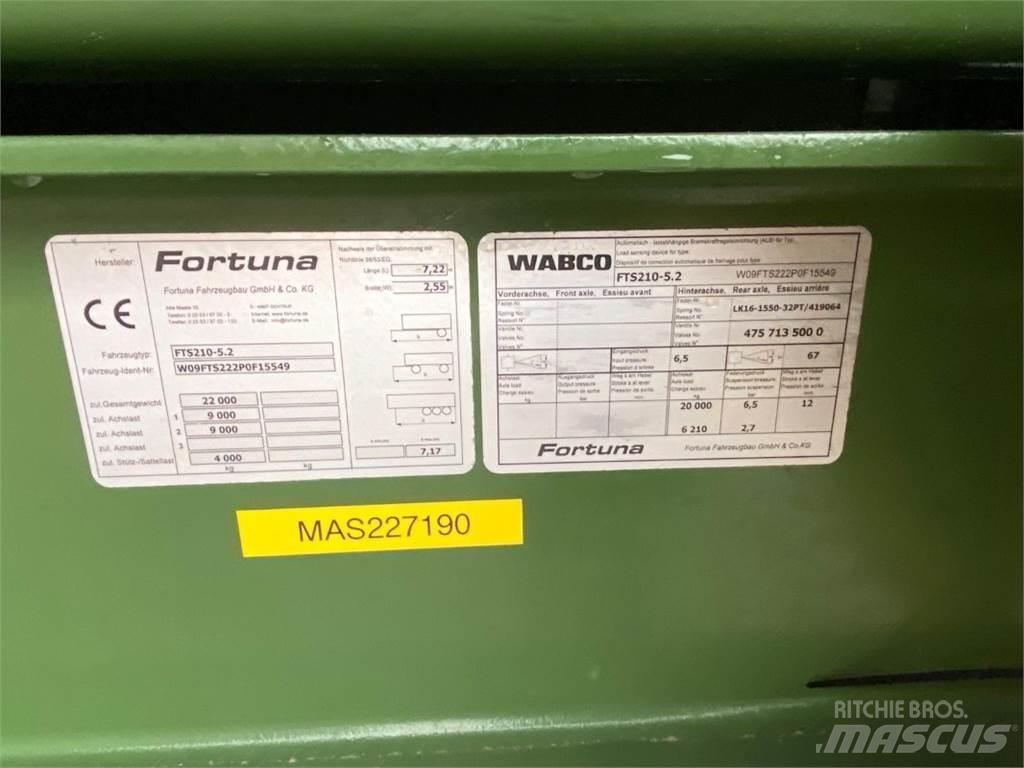 Fortuna FTS 210 Самосвальні причепи