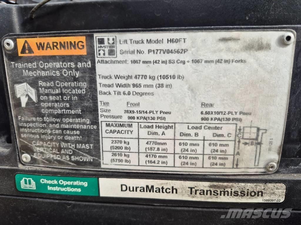 Hyster H 60 FT Інше