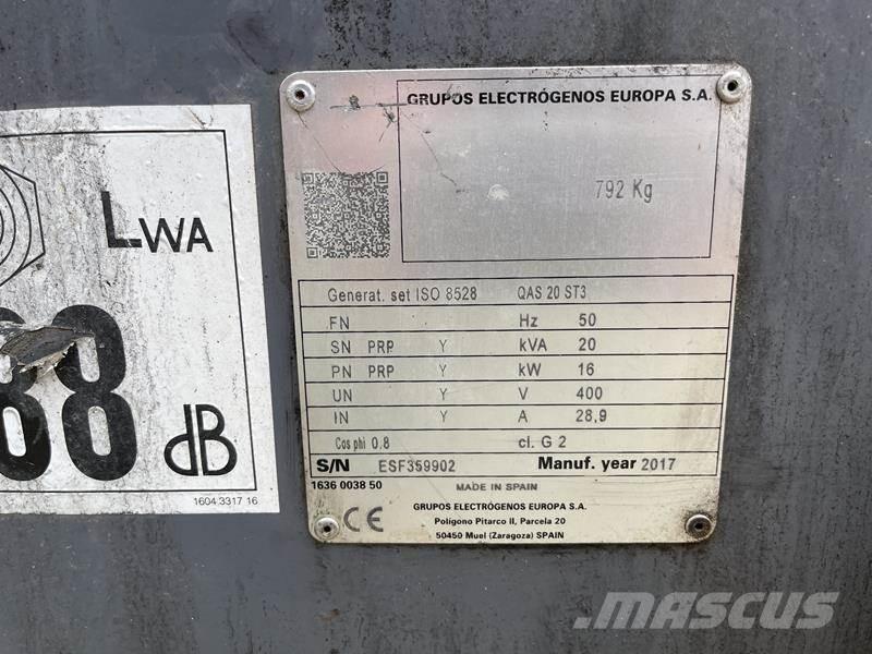 Atlas Copco QAS 20 Дизельні генератори