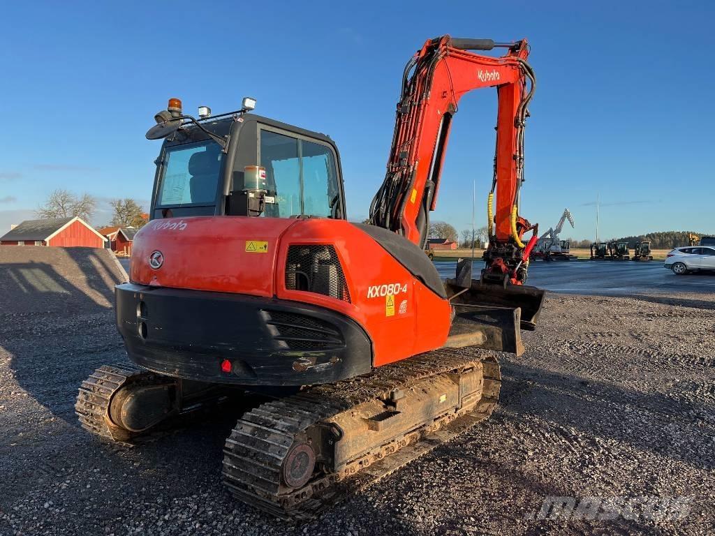 Kubota KX 080-4 Середні екскаватори 7т. - 12т.