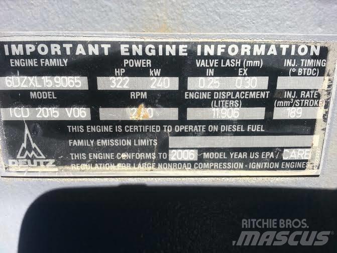 Deutz TCD2015V06 Інше обладнання