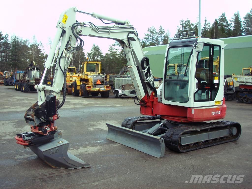 Takeuchi TB 153 FR Міні-екскаватори < 7т