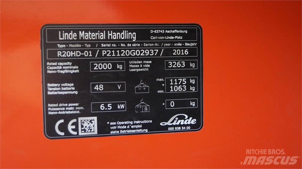 Linde R20HD Річ-трак із високим підйомом
