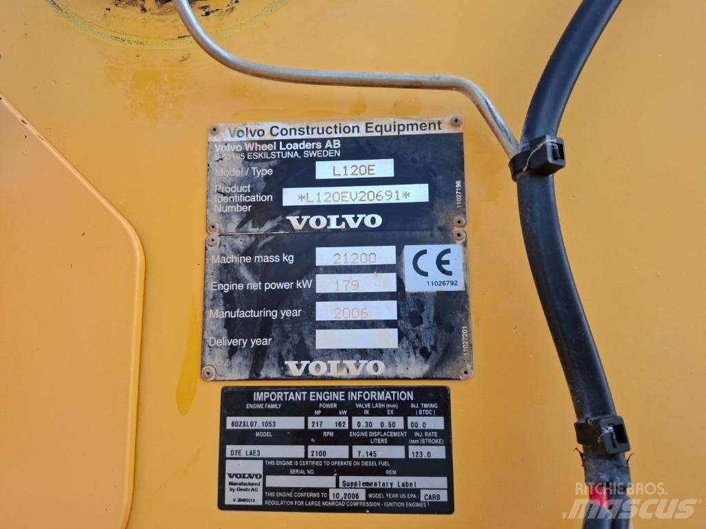 Volvo L 120 E Фронтальні навантажувачі
