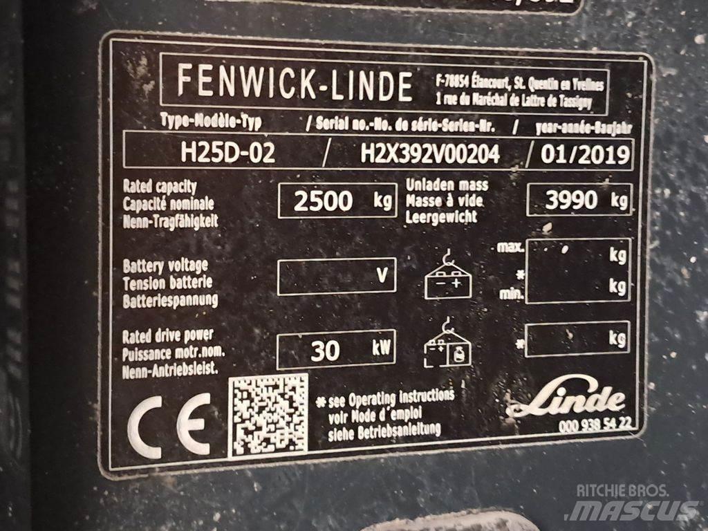 Linde H25D-02 Дизельні навантажувачі