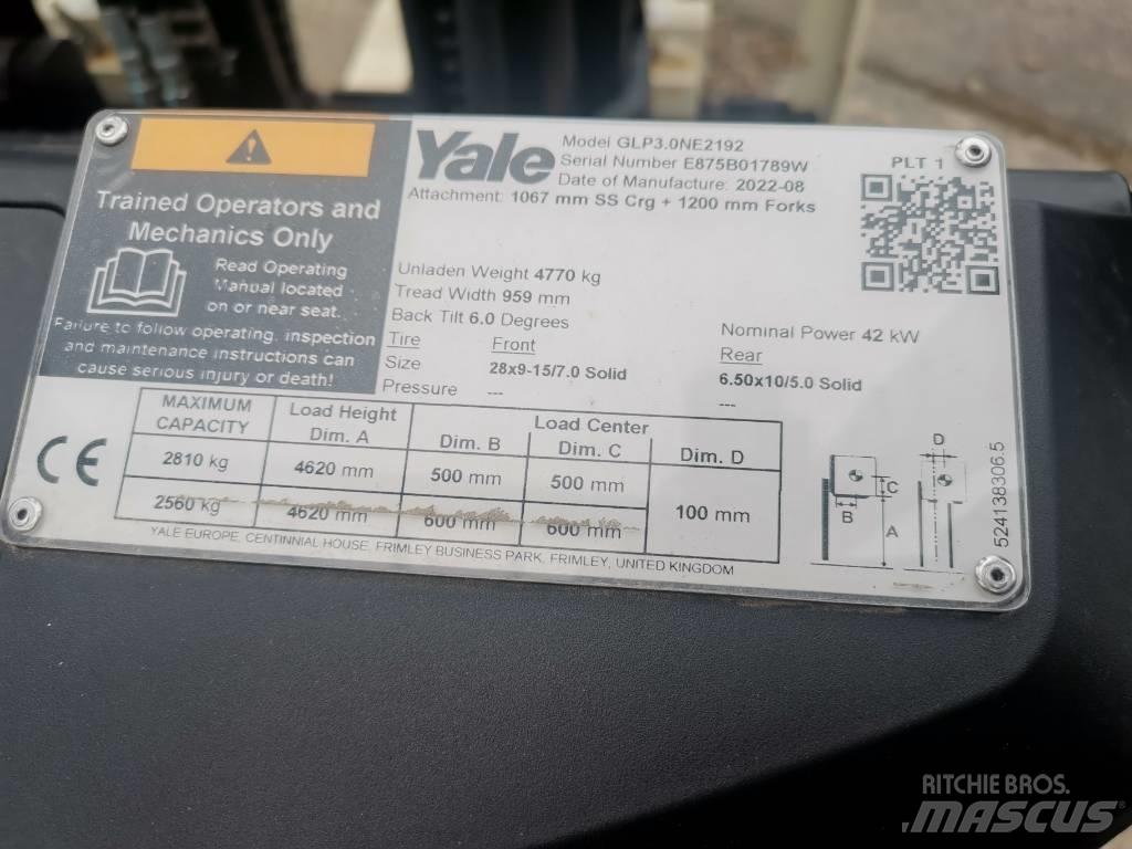 Yale GLP30 N Газові навантажувачі