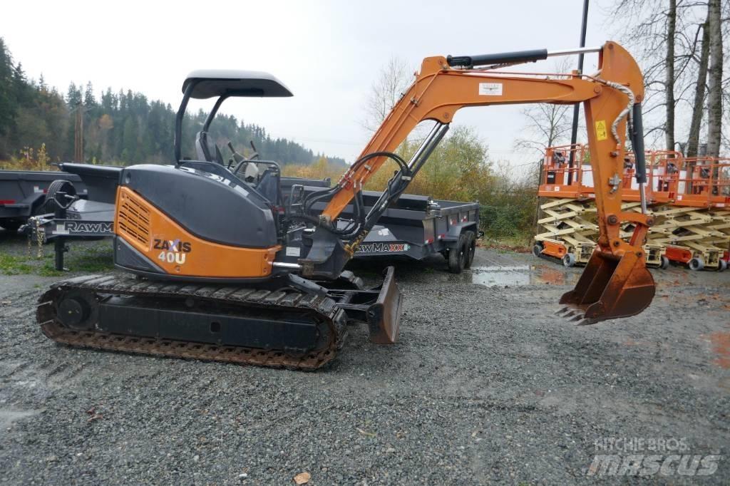 Hitachi ZX40U-3 Міні-екскаватори < 7т