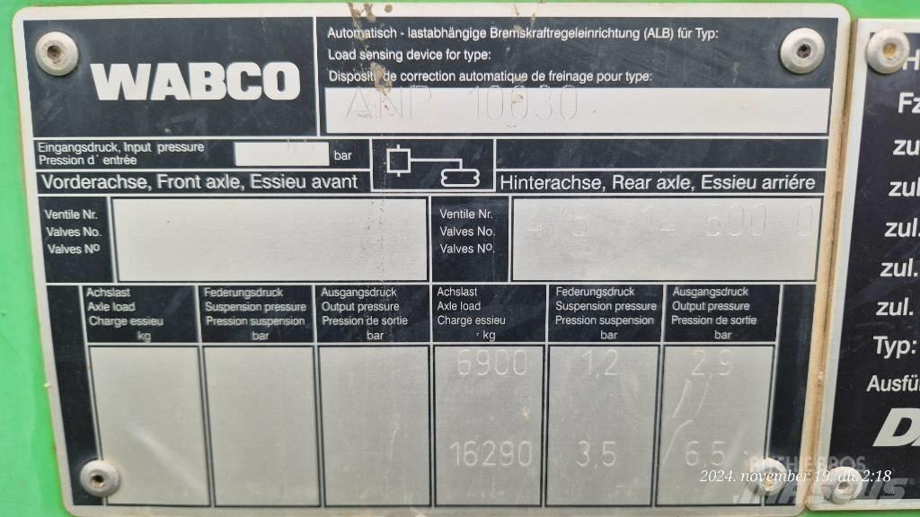 Dammann Anp 10030 Причіпні обприскувачі