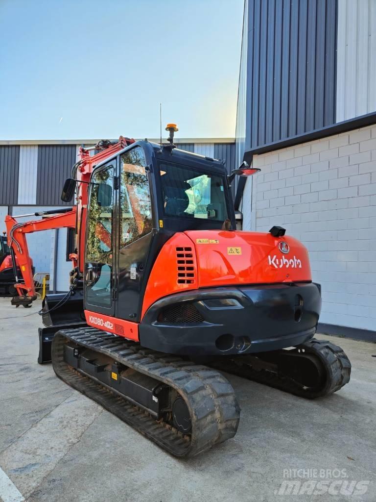 Kubota KX080-4a2 Середні екскаватори 7т. - 12т.
