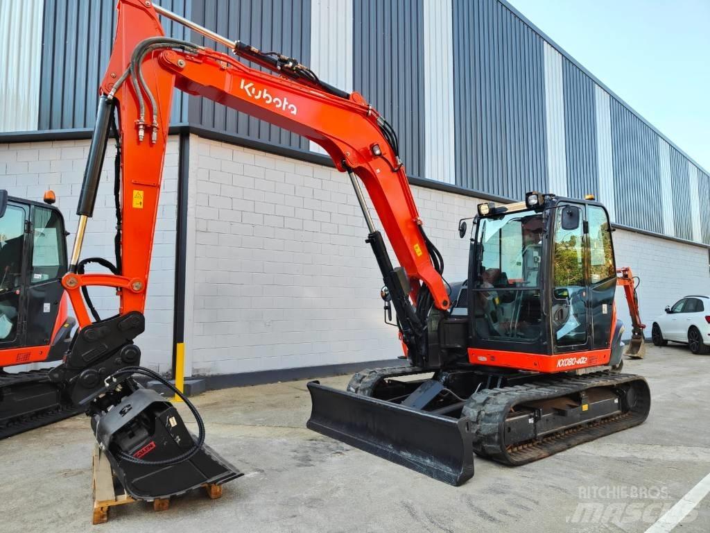 Kubota KX080-4a2 Середні екскаватори 7т. - 12т.