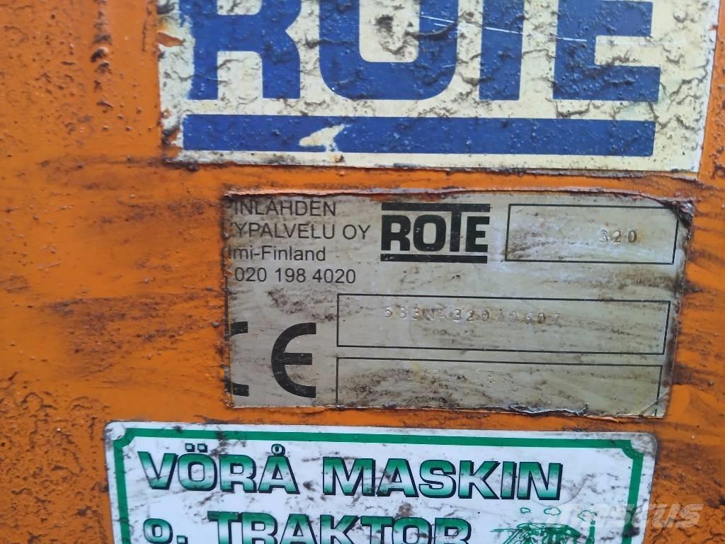 Rote 320 Nivelaura Снігоочищувальні ножі та плуги
