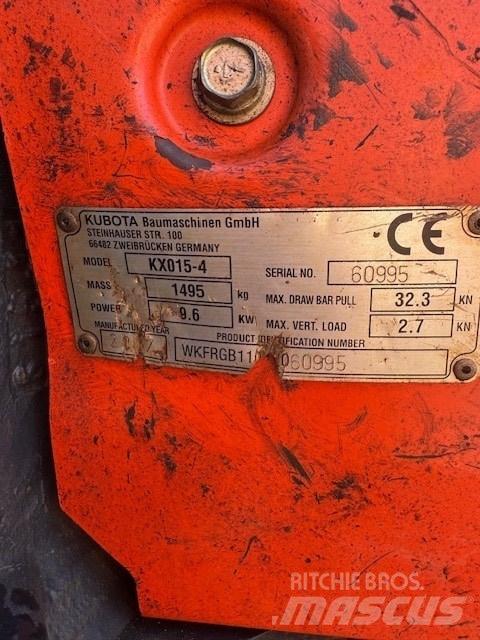 Kubota KX 015-4 Міні-екскаватори < 7т