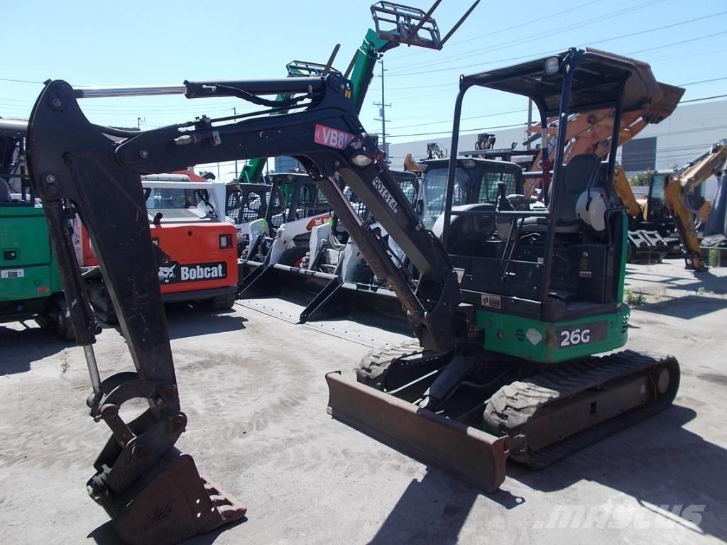 John Deere 26G Міні-екскаватори < 7т