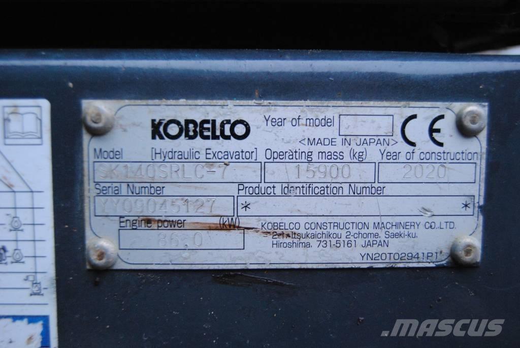 Kobelco SK140SRLC-7 Гусеничні екскаватори