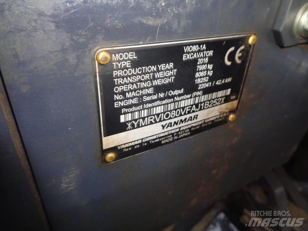 Yanmar Vio 80 Гусеничні екскаватори