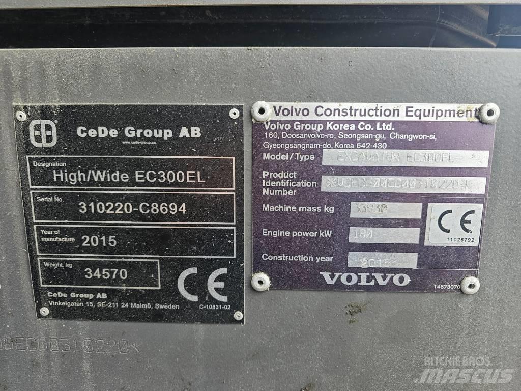 Volvo EC 300 EL Гусеничні екскаватори