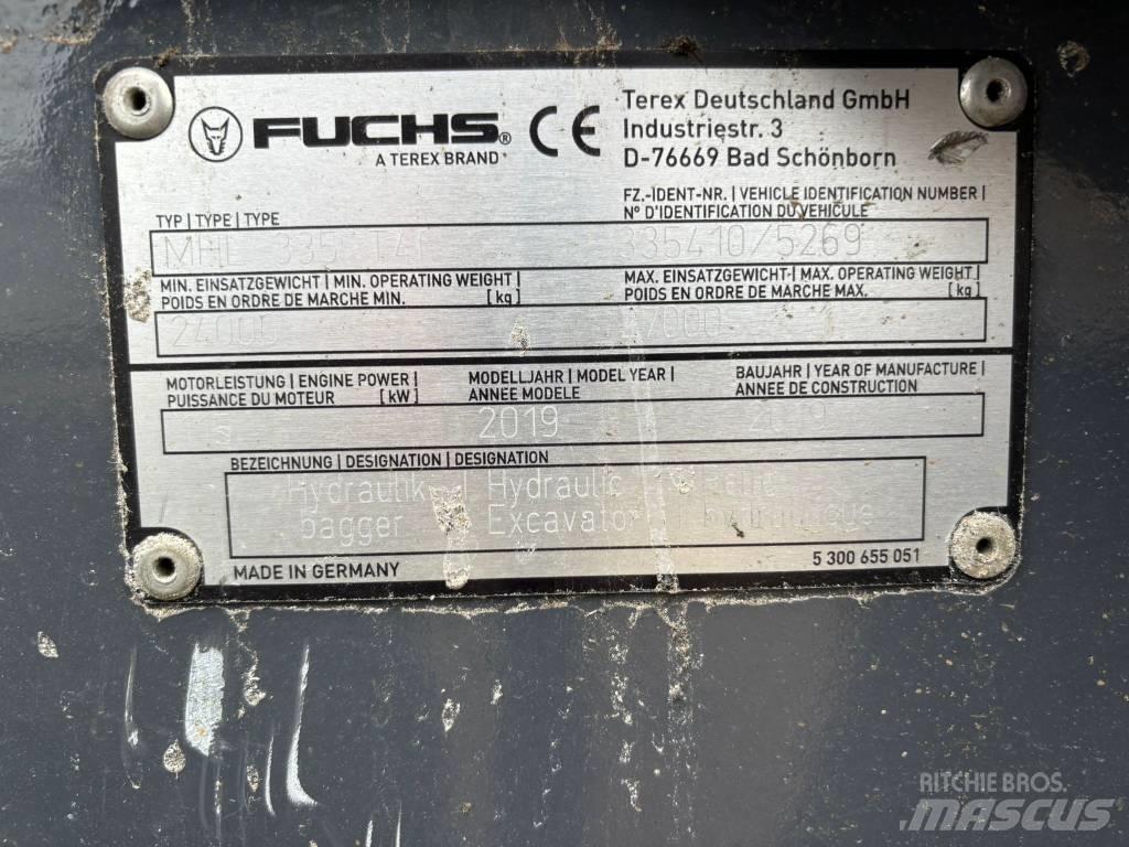 Fuchs MHL 335 Перевантажувачі металобрухту/промислові навантажувачі