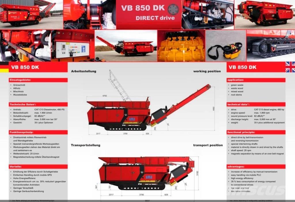 Hammel VB 850 DK Знищувачі сміття  (шредери)