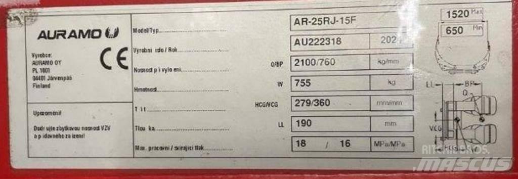 Auramo AR-25RJ-15F Захвати для круглих вантажів