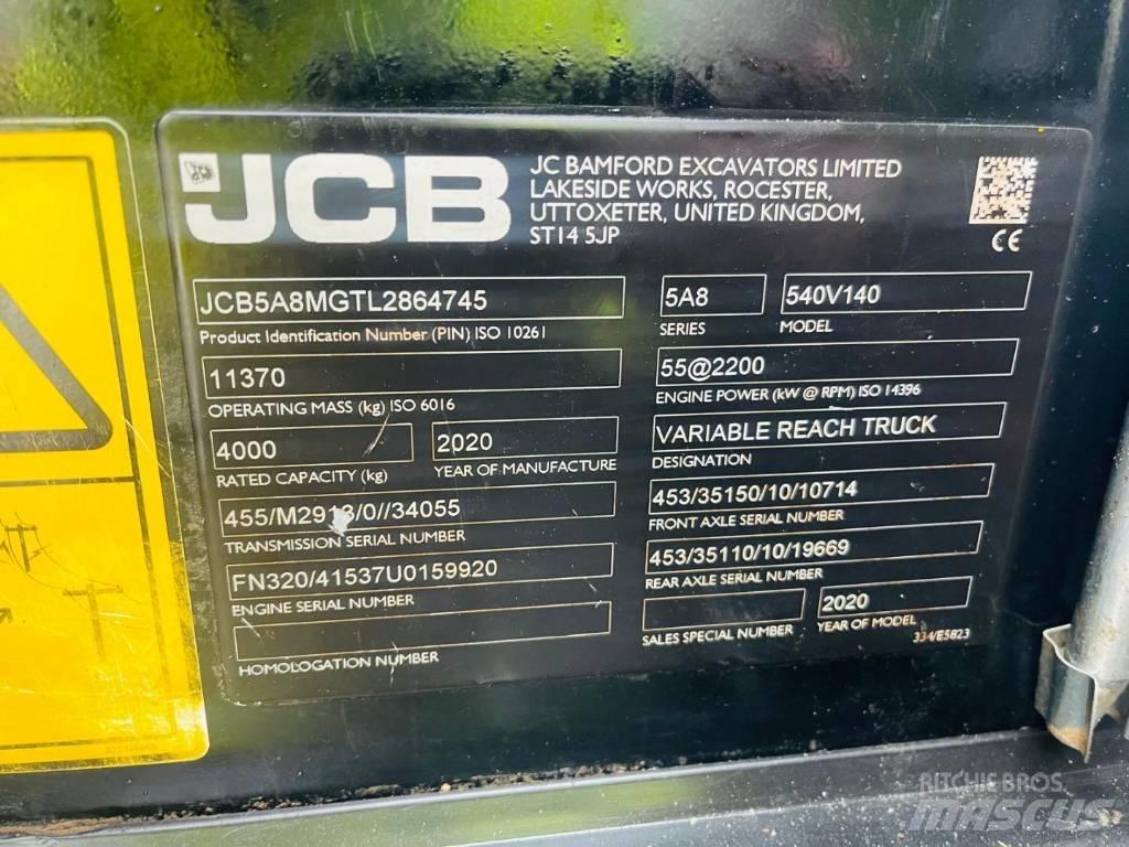 JCB 540-140 Телескопічні навантажувачі
