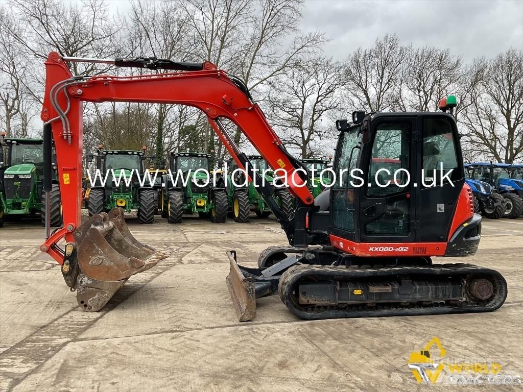 Kubota KX 080-4 Середні екскаватори 7т. - 12т.