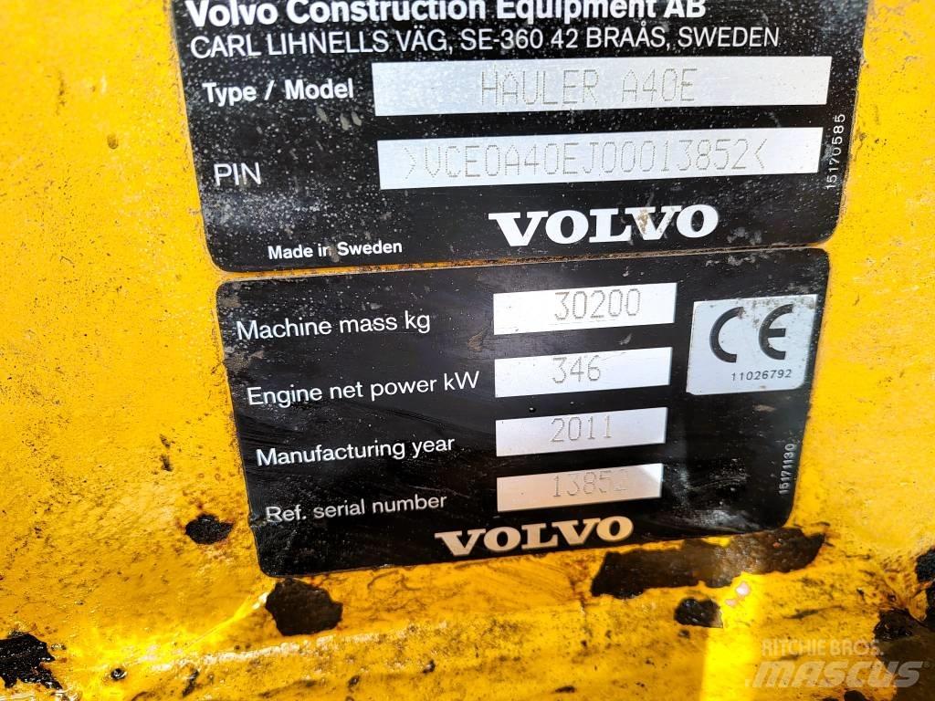 Volvo A 40 E Зчленовані самоскиди
