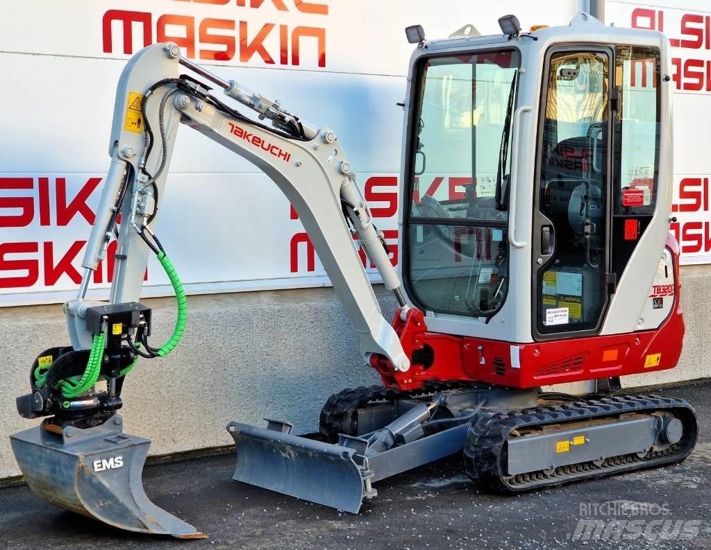 Takeuchi TB 320 Міні-екскаватори < 7т