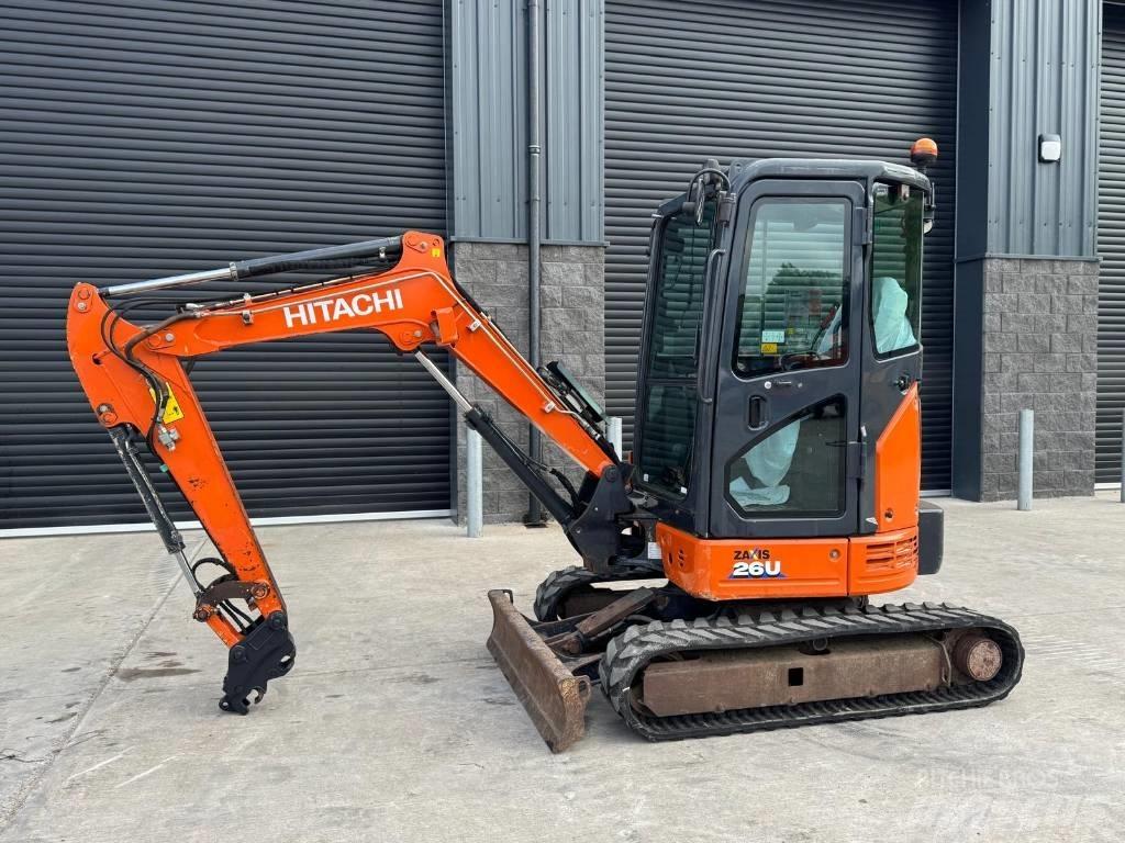 Hitachi ZX 26 U-6 cr Міні-екскаватори < 7т