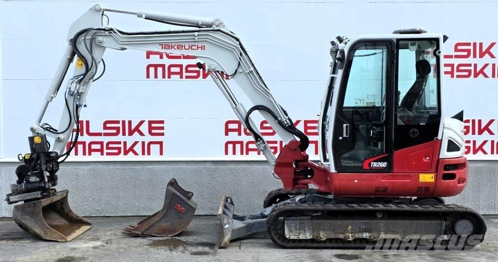 Takeuchi TB 260 Міні-екскаватори < 7т