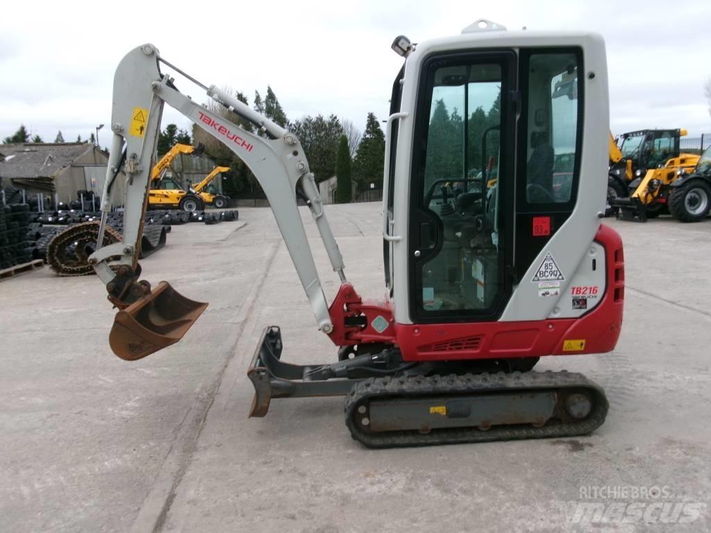 Takeuchi TB 216 Міні-екскаватори < 7т