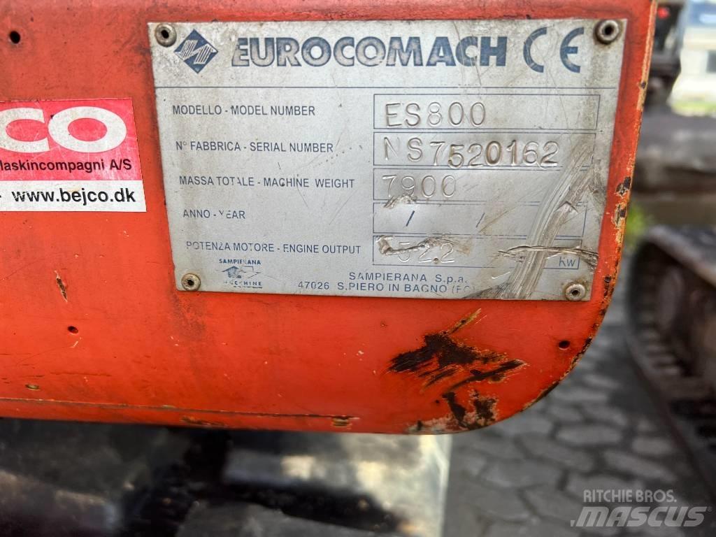 Eurocomach es800 Середні екскаватори 7т. - 12т.