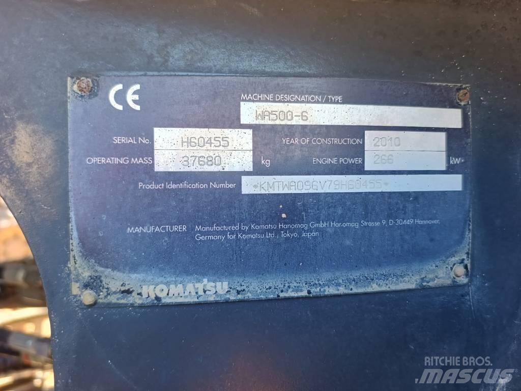 Komatsu WA500-6 Фронтальні навантажувачі