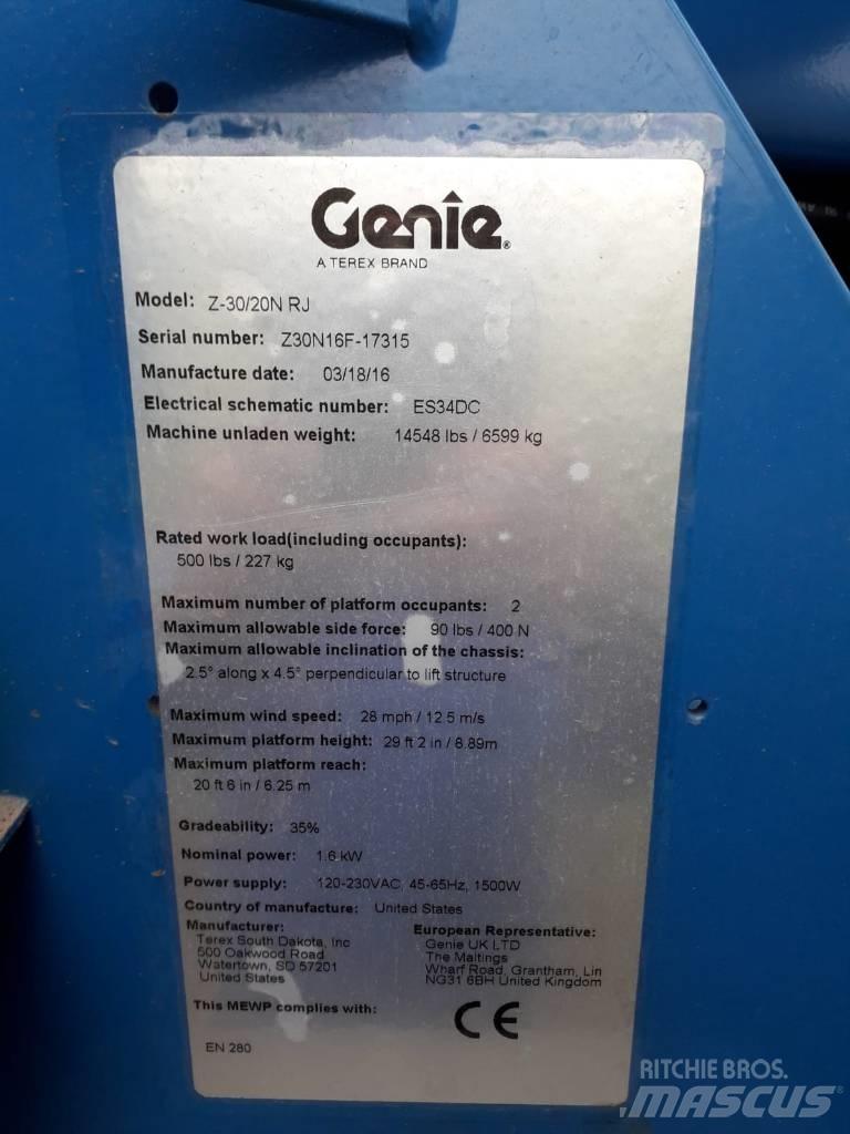 Genie Z 30/20 N RJ Колінчаті підйомники