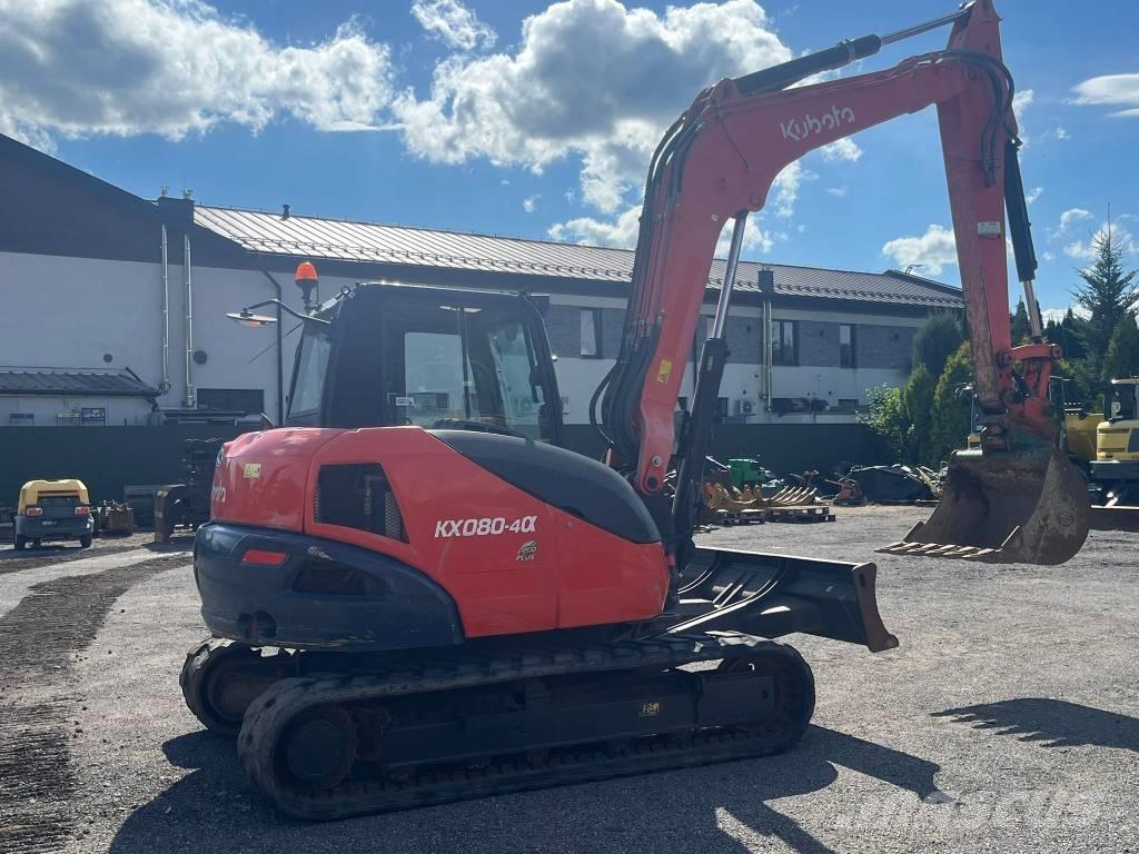 Kubota KX080 Середні екскаватори 7т. - 12т.