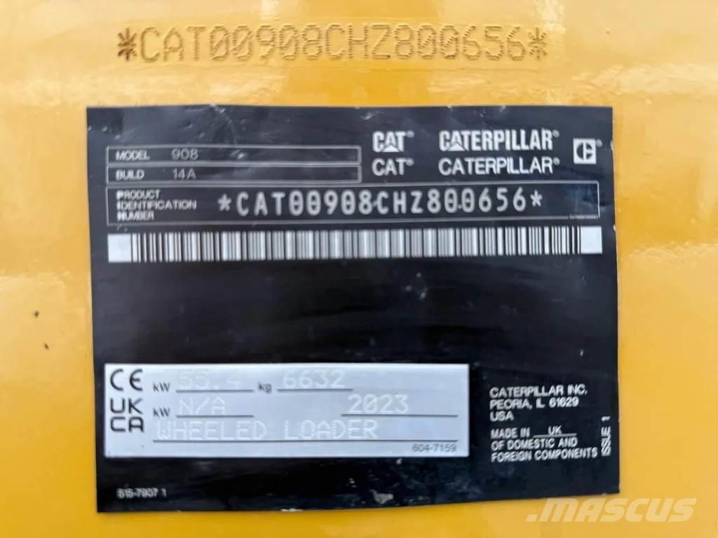 CAT 908 | A/C | EPA Фронтальні навантажувачі